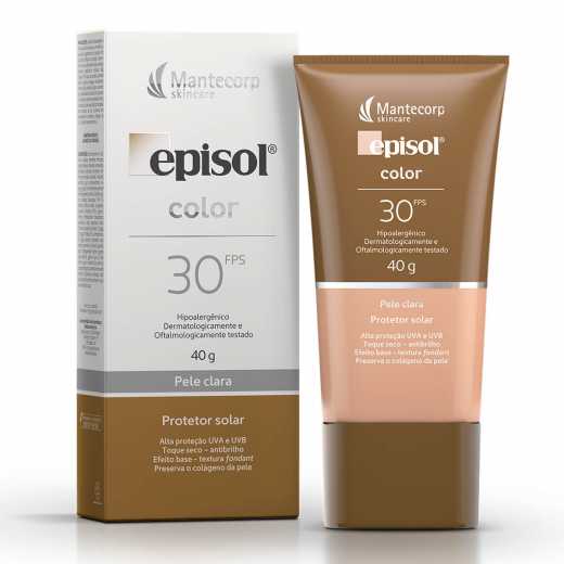Prot Sol Episol Color Clara 40g | Shopee Brasil