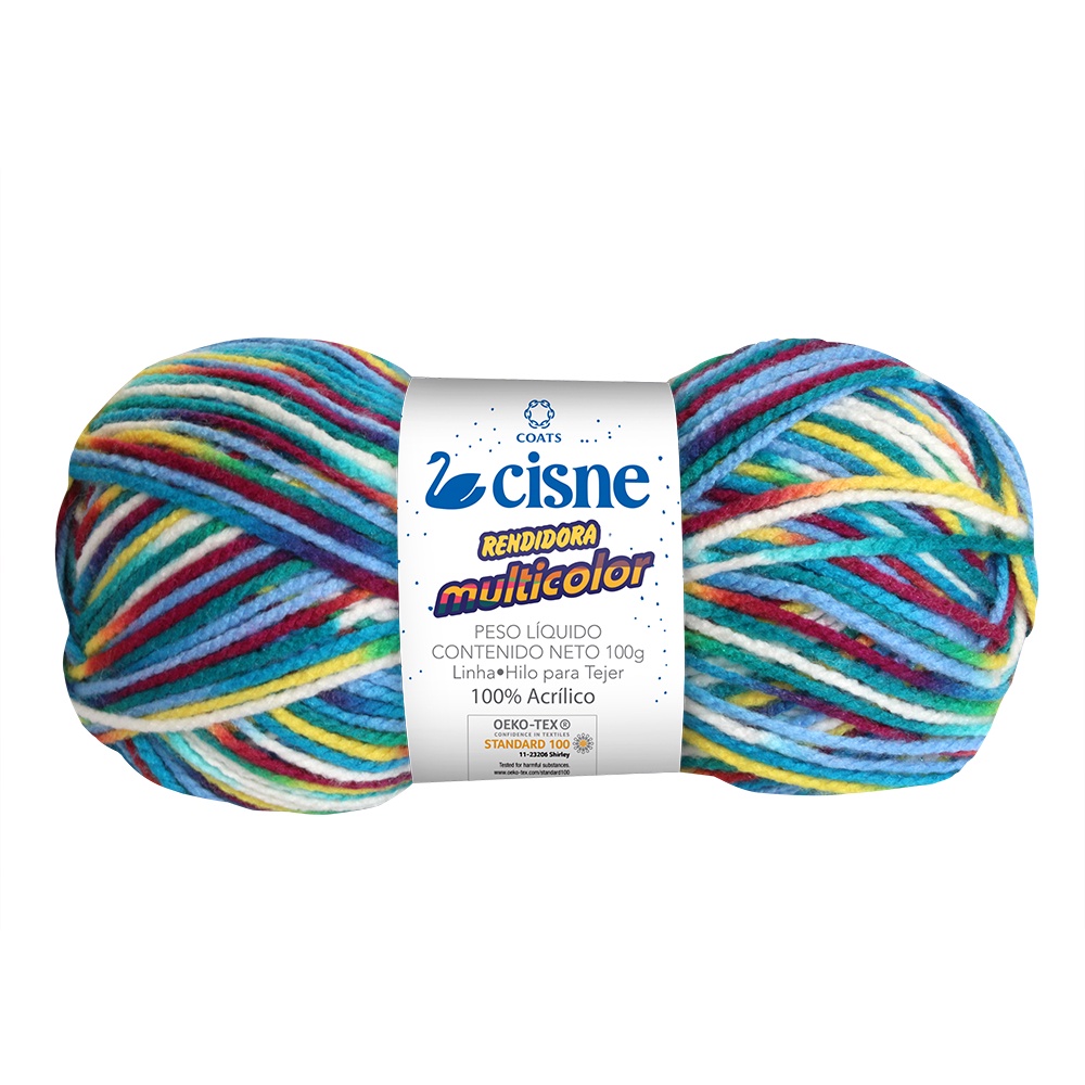 Fio de Lã Rendidora Multicolor Cisne 100g - Tex 425 - COATS