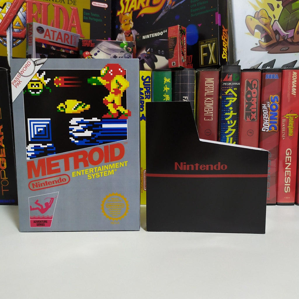 Metroid - Box do Jogo (Nintendinho) | Shopee Brasil