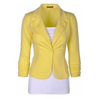 Blazer Feminino, Fashion, Alta Costura, 1 Botão