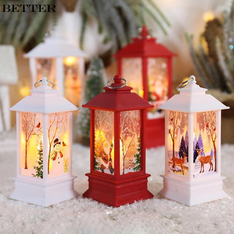 Lanterna Natalina com Luz Boneco de Neve 21cm Espressione