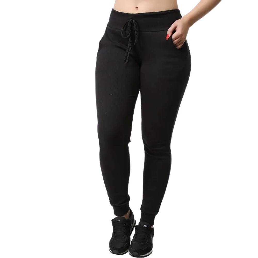 Calça moletom com hot sale elastico na barra