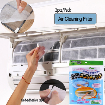 2 Peças/Pacote Filtro De Ar Condicionado/Papéis/Purificador Antipoeira