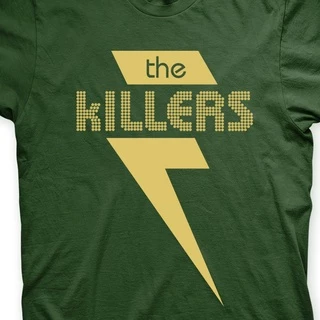Camiseta The Killers Estampa Dourado em várias cores em Silk 100% Algodão