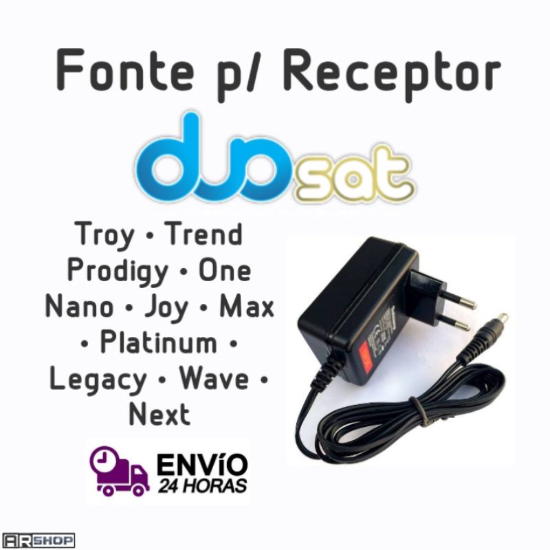 Fonte Para Receptor Duosat Prodigy Hd Nano Segura N O Queima