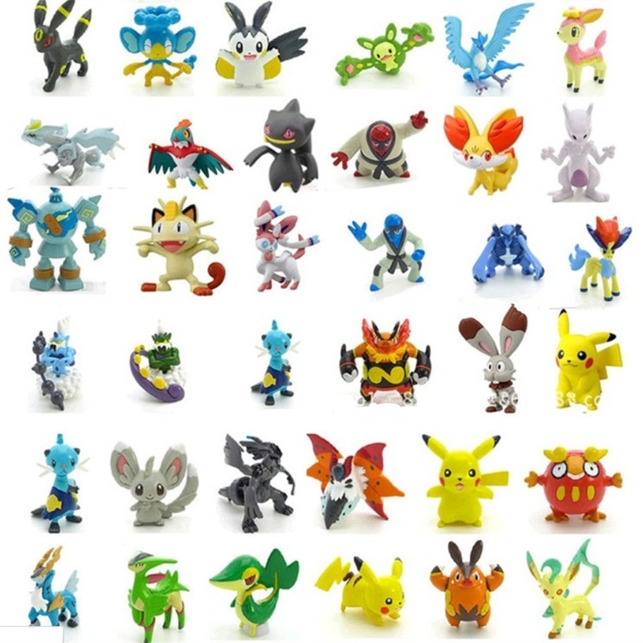 144 Aleatório 5 Tipos Bonecas Pokemon Pokémon Cápsula Brinquedos Bonecos -  Escorrega o Preço