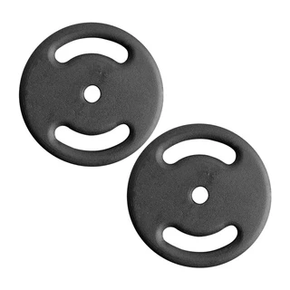 2 Anilhas Pintadas Peso 10 Kg Fitness Musculação em Oferta na Shopee