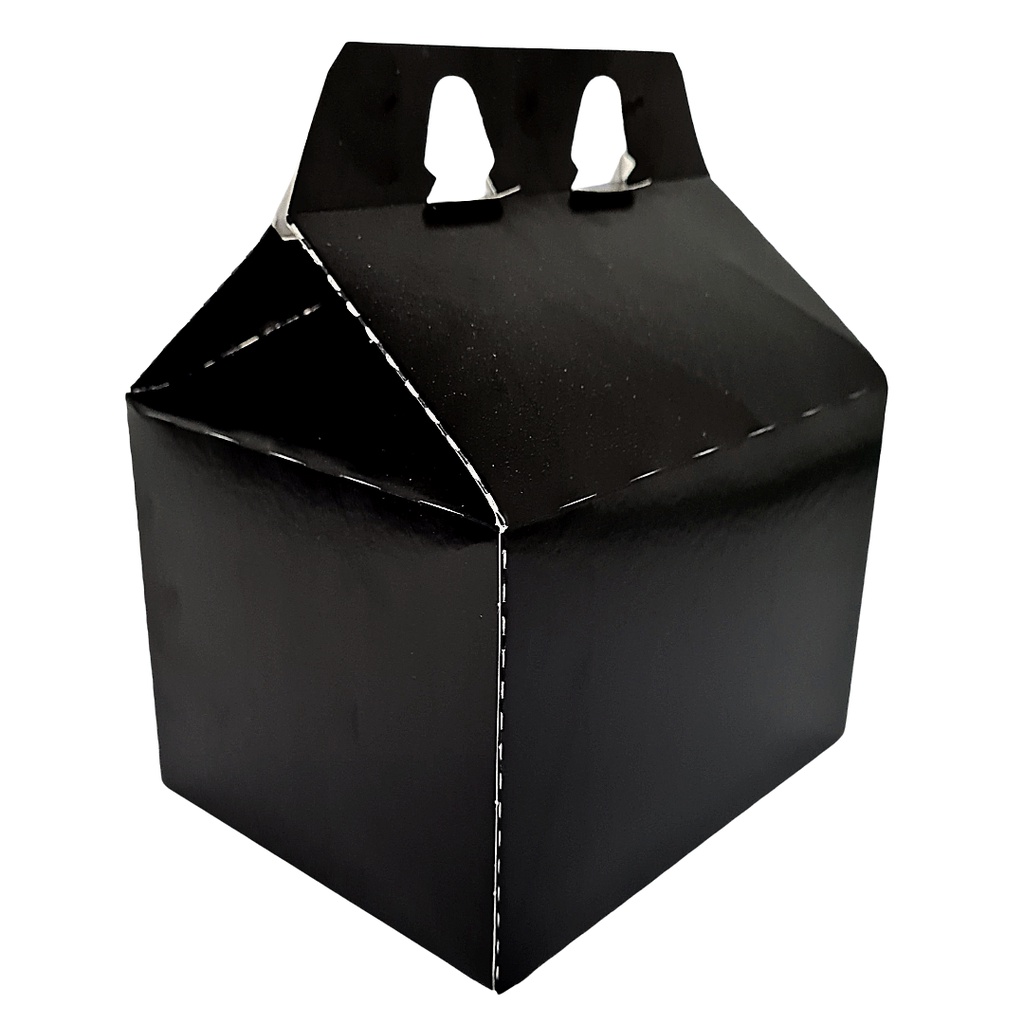 Embalagem Kit Lanche Preto Delivery Com 40 Unidades