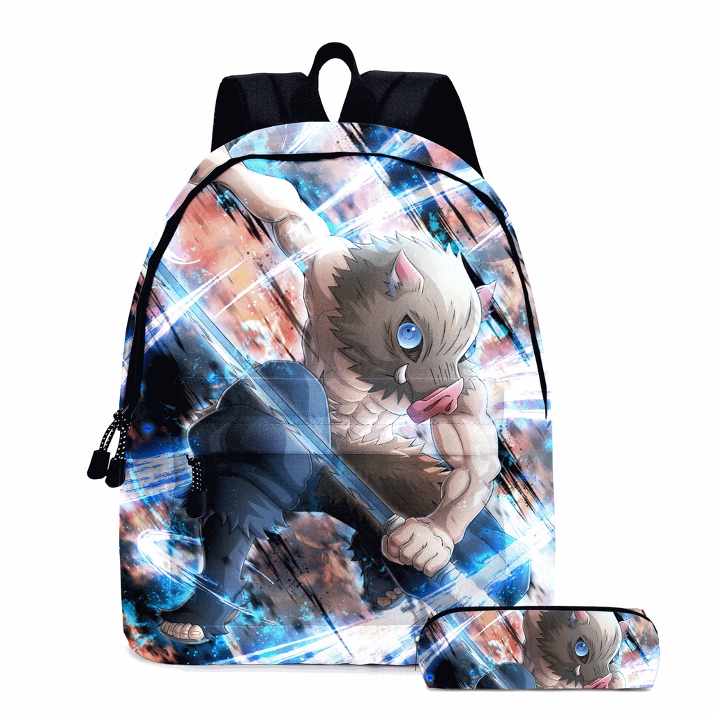 Astuccio Anime Kamado Nezuko Grande Capacità | 21x8x13 Cm | Poliestere | Personaggi Demon Slayer Per Studenti