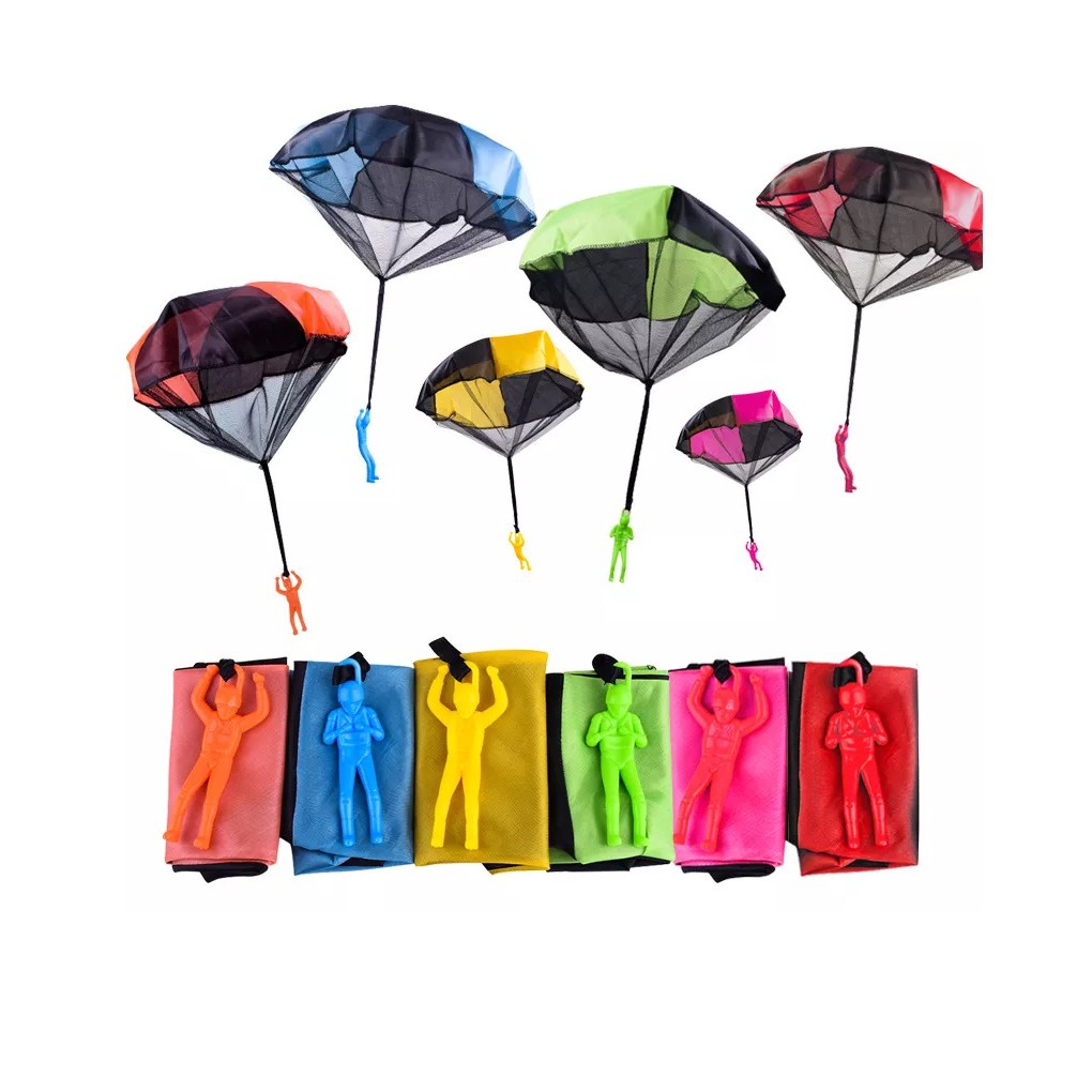 Boneco Paraquedista Brinquedo Joga Pro Alto Para Quedas | Shopee Brasil