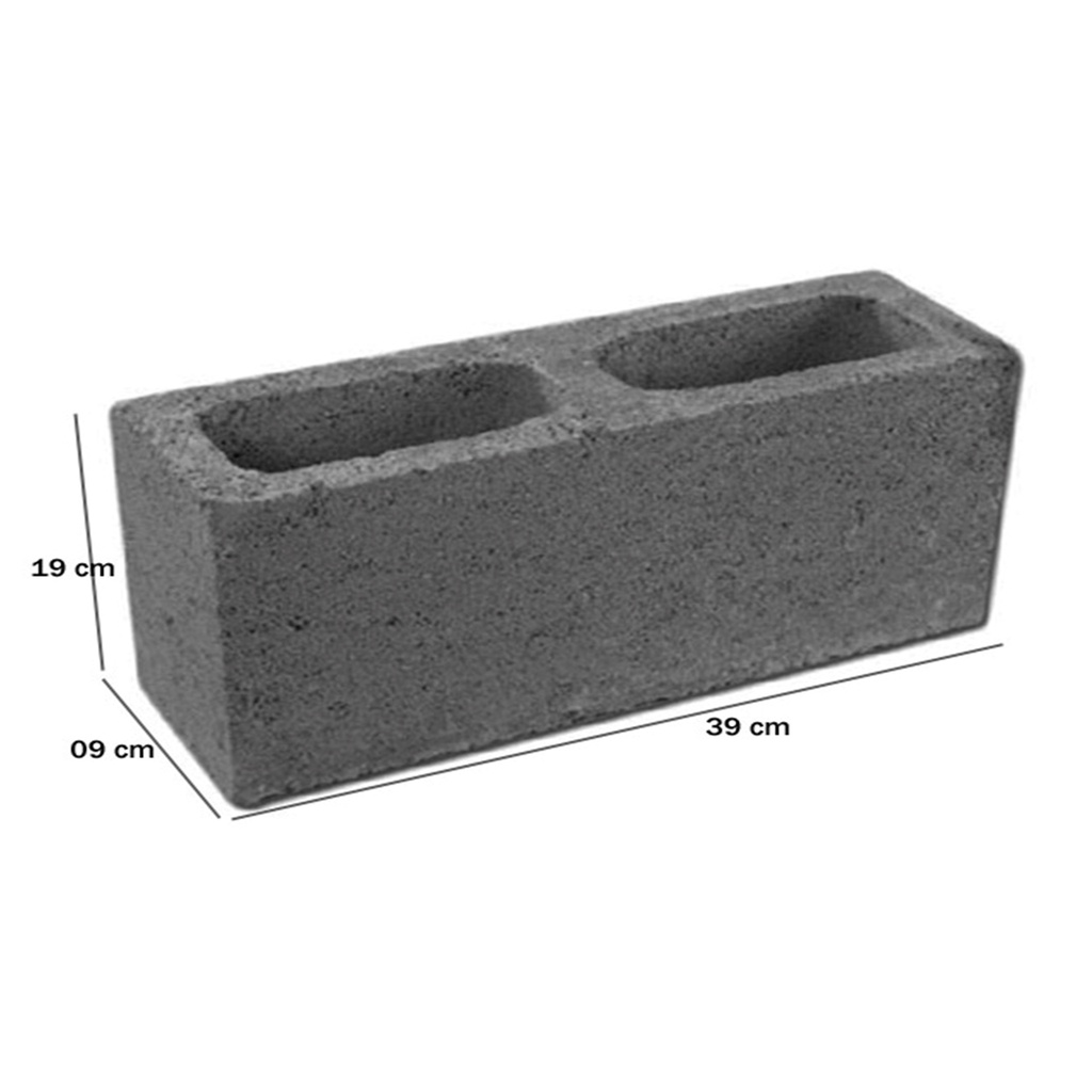 Formas de bloco 9x19x39/C fundo | Shopee Brasil