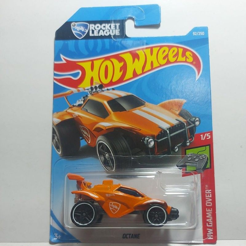 Octane Orange Rocket League Hw Game Over 1 5 Hot Wheels 2018 FYF57 Shopee Brasil