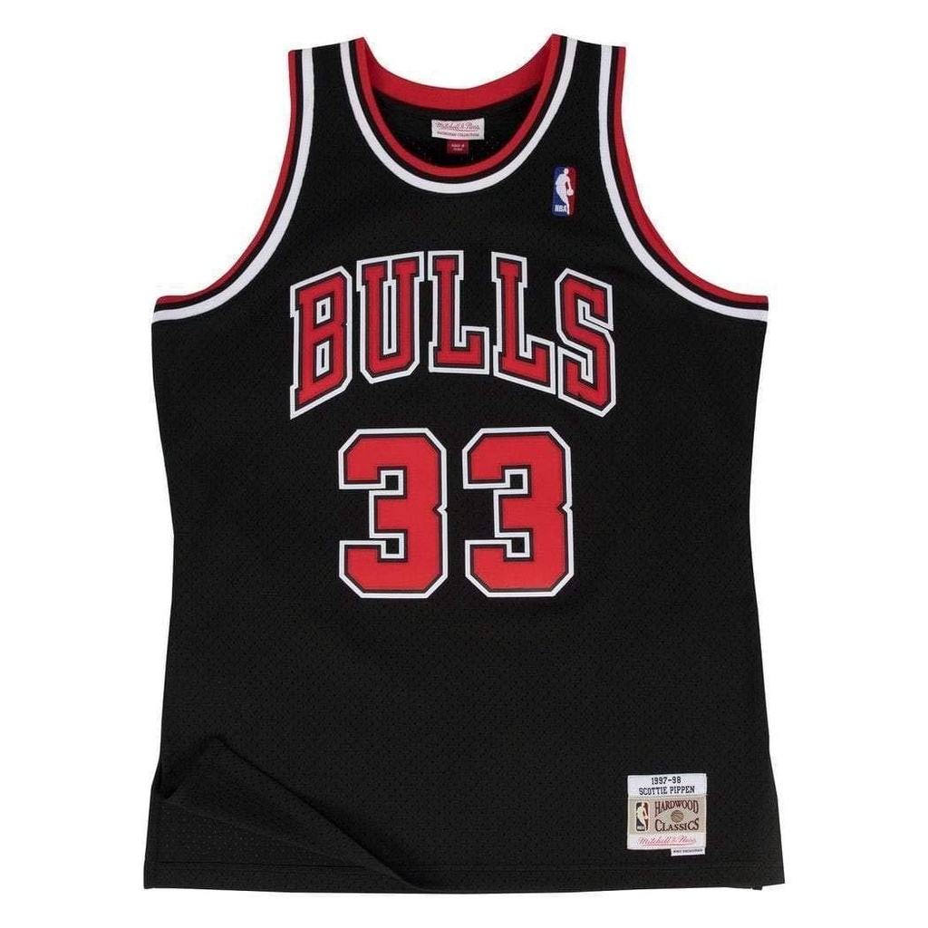 Camisa Chicago Bulls Scottie Pippen Autêntica # 33 - Escorrega o Preço