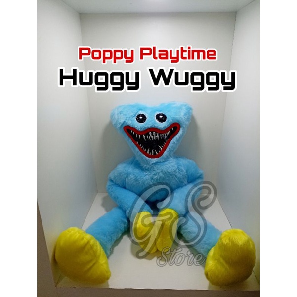 Poppy Playtime Huggy Wuggy | Boneco Grande De Pelúcia | Monstro Azul ...