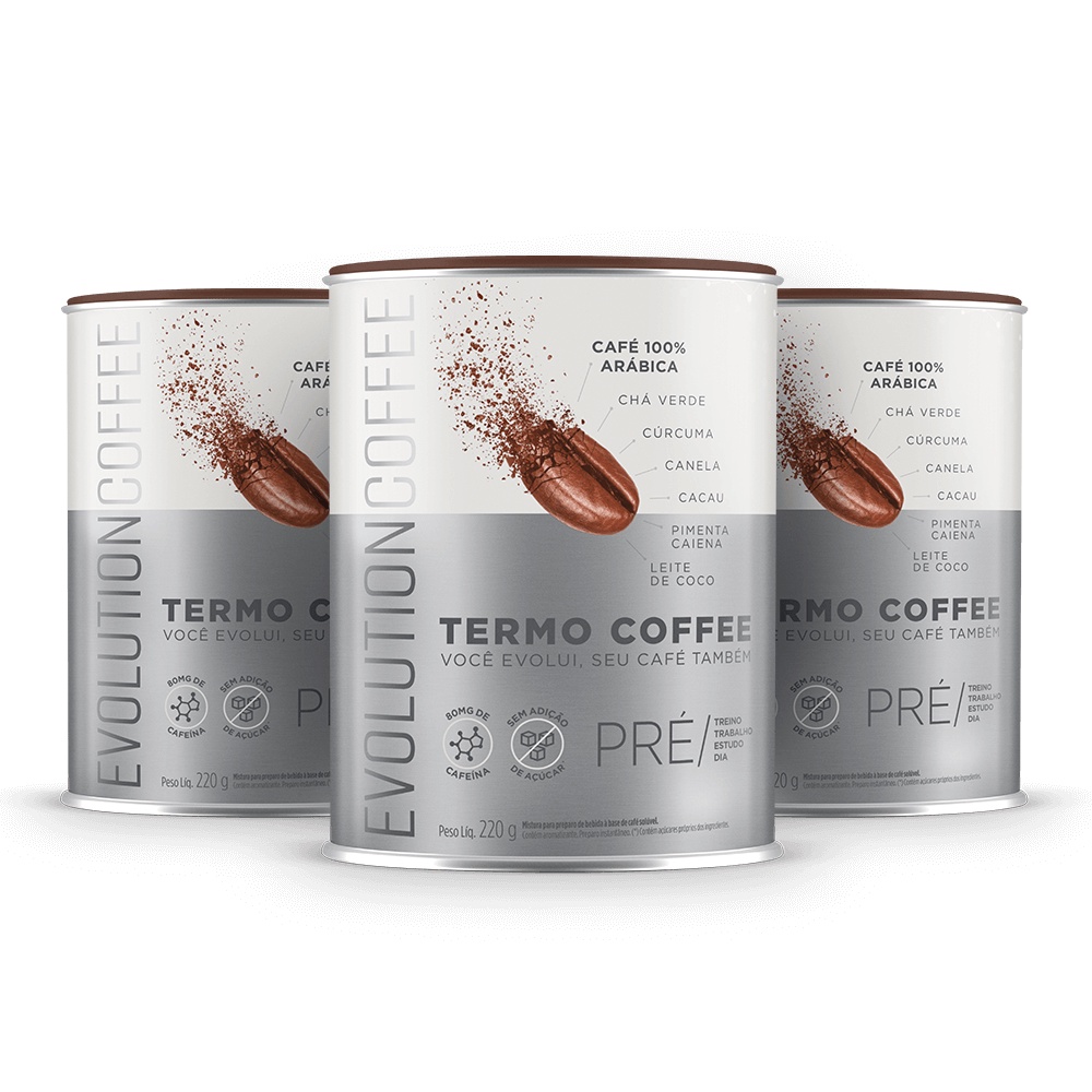 Evolution Coffee - Kit 3 unidades | Shopee Brasil
