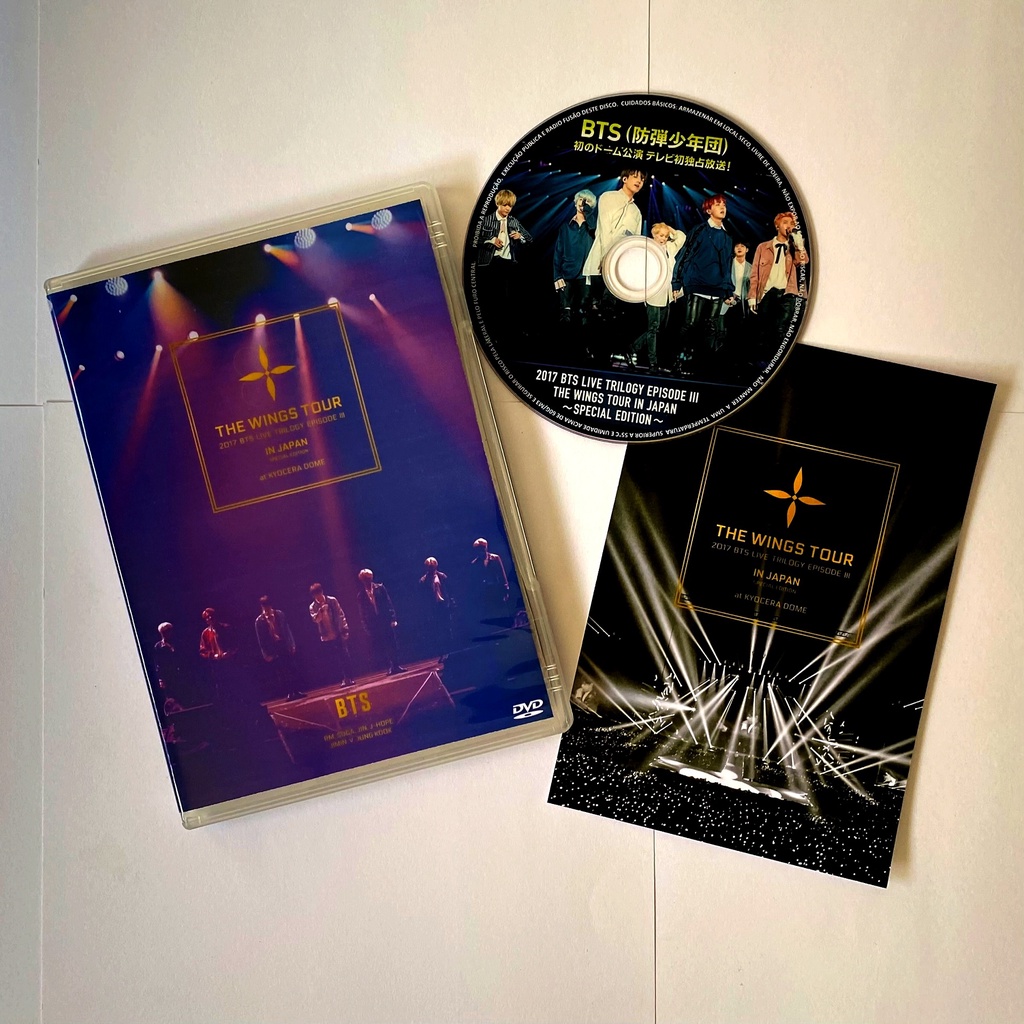 DVD BTS Wings Tour Japan Edition Shopee Brasil