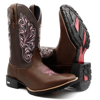 Bota texana store feminina cano longo