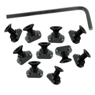 Kit com 10 Parafusos em aço M-Lok