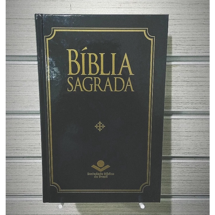 Bíblia Sagrada Capa Preta Tradicional - Almeida Revista E Corrigida ...