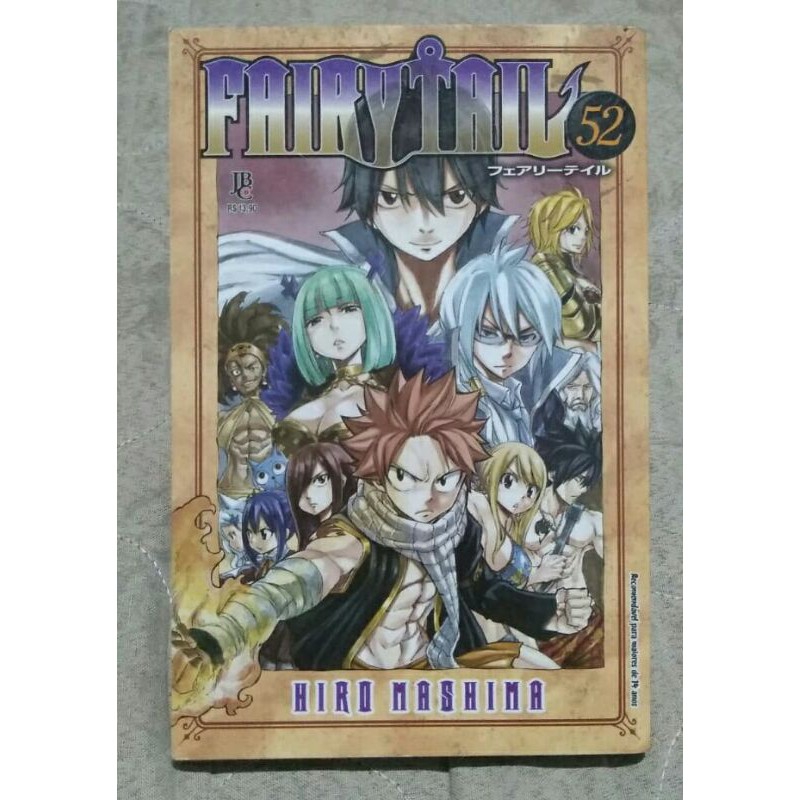 Fairy Tail Vol 1,3,10,51,52,54,56,57,58,60 | Shopee Brasil
