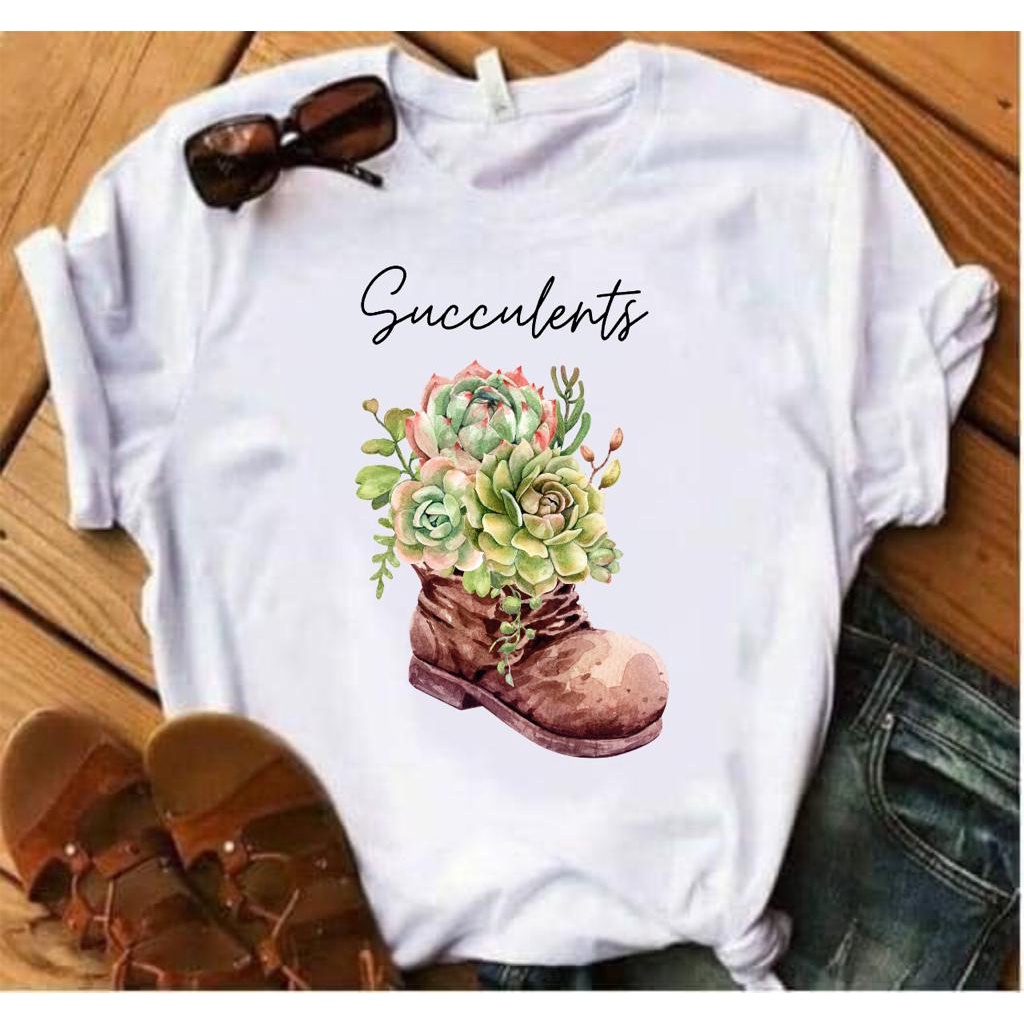 Suculentas Blusas De Cactus Ropa Camisa De Cactus Para Mujer