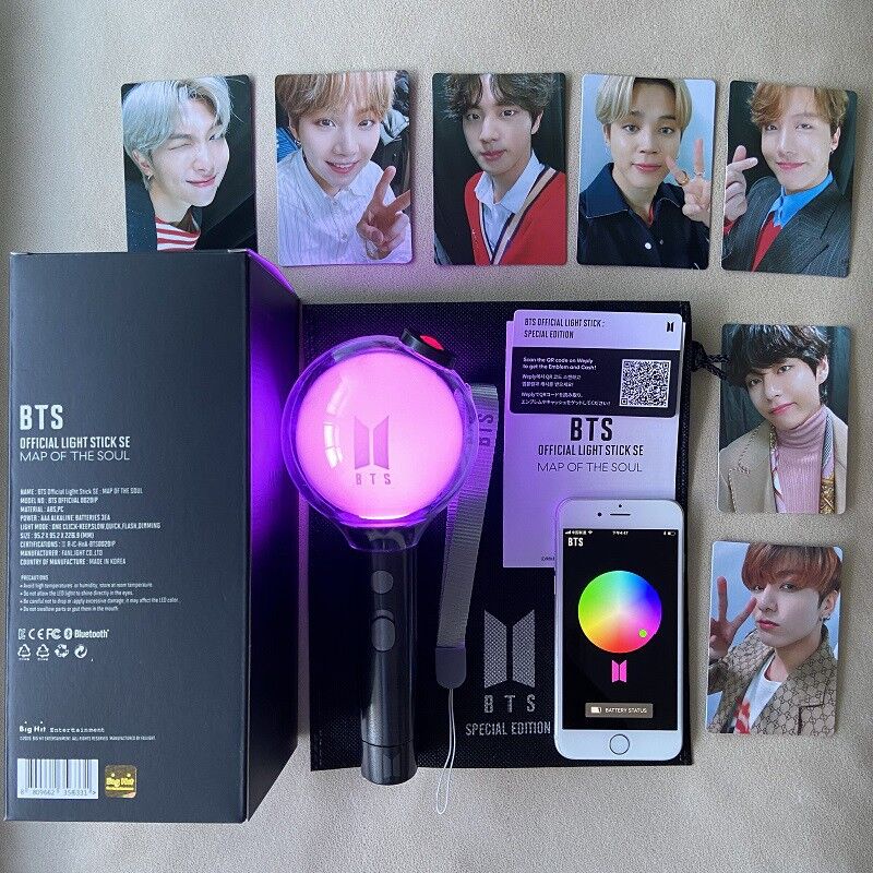 KPOP BTS ARMY BOMB Bastão De Concerto Ver . 4 Edição Especial Mapa