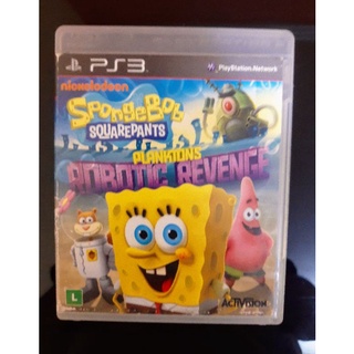 spongebob planktons robotic jogo infantil ps3 bob esponja - Retro Games