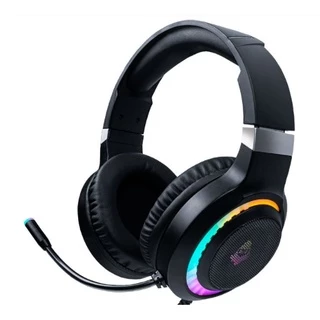 HEADSET GAMER MANCER TWILIGHT, RGB, DRIVERS 50MM, PRETO