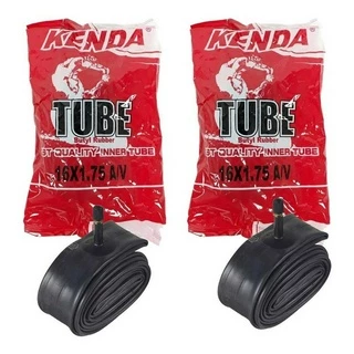 Par Câmaras de Ar Kenda 16x1.75/2.125 Schrader Bico Grosso - 2 Unds