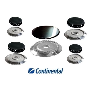 Kit Espalhador + Bacia Peça Fogão Continental Spazio 5 Bocas