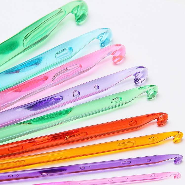 Agulhas De Croche Em Acrilico