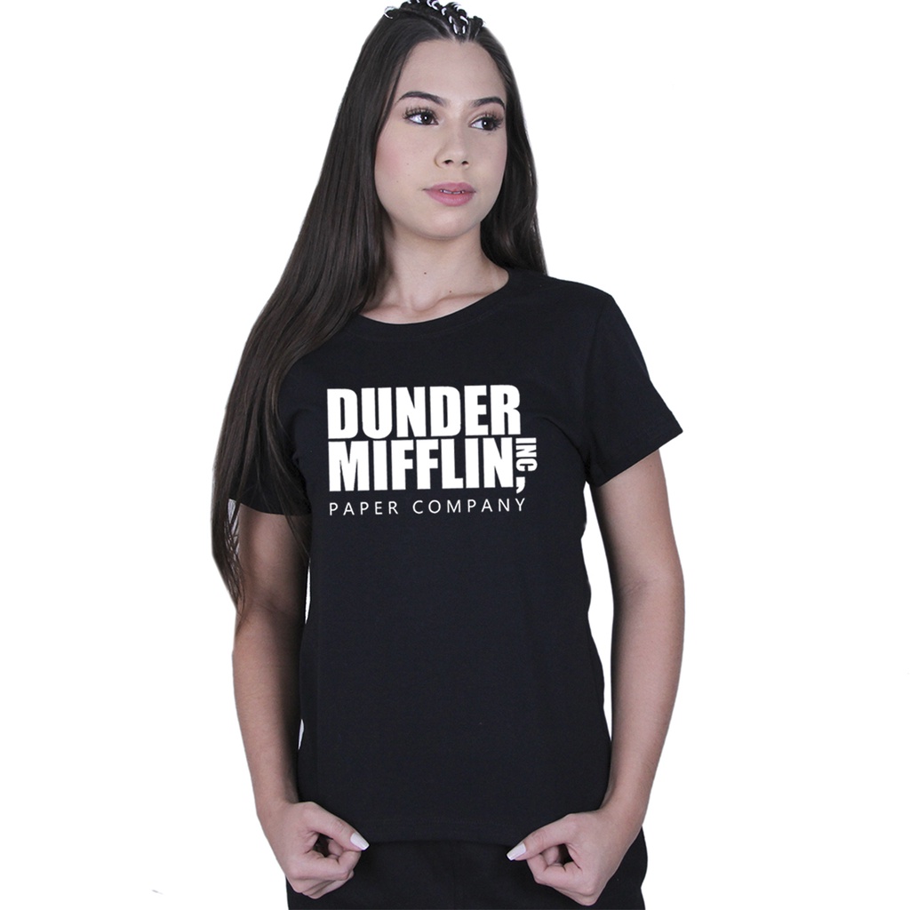 Camiseta Dunder Mifflin Vinho