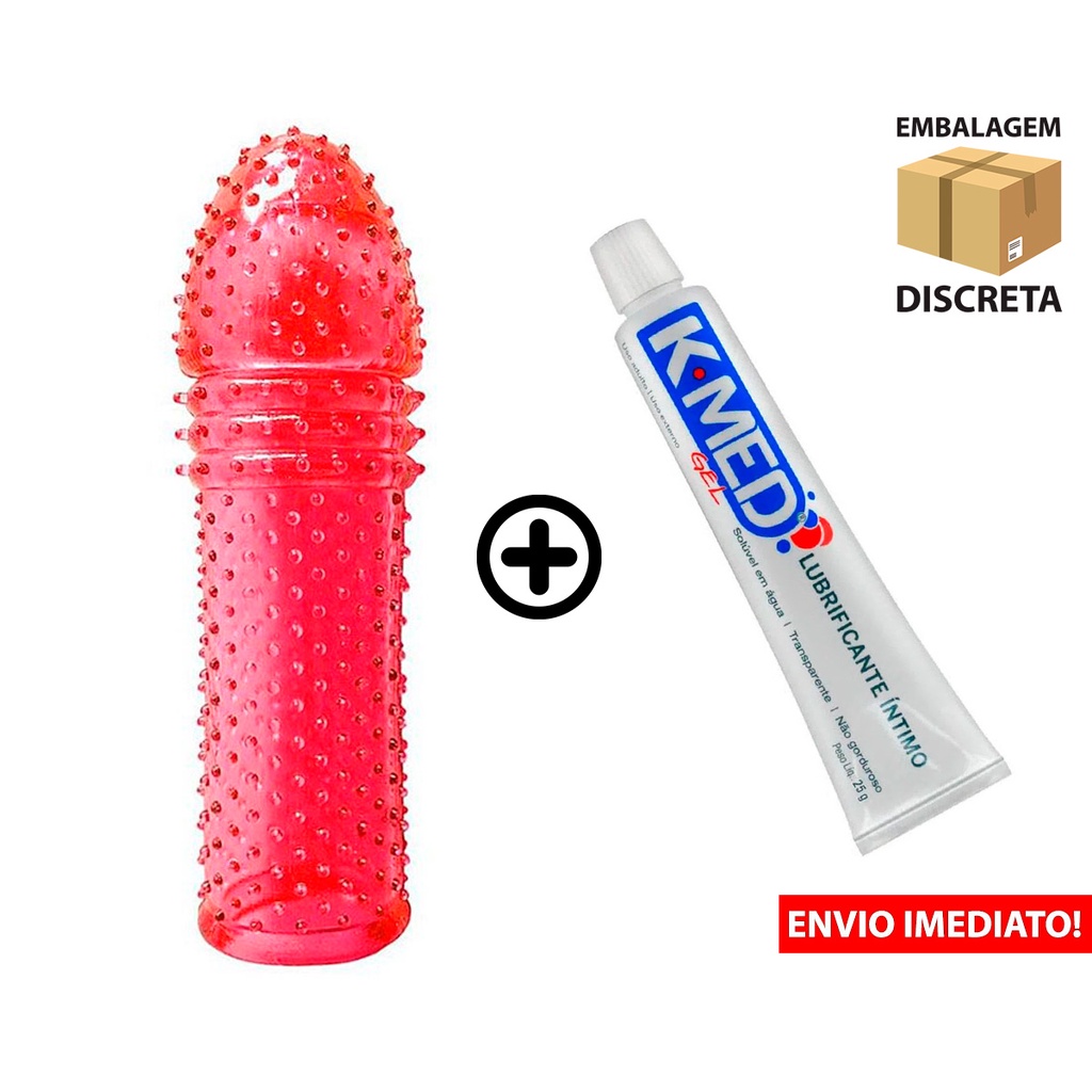 Capa Camisinha Peniana Sensações 15cm Volumão Reutilizável Rola Extensora  Vermelho Macio Silicone Pau Grosso + Gel Lub. | Shopee Brasil