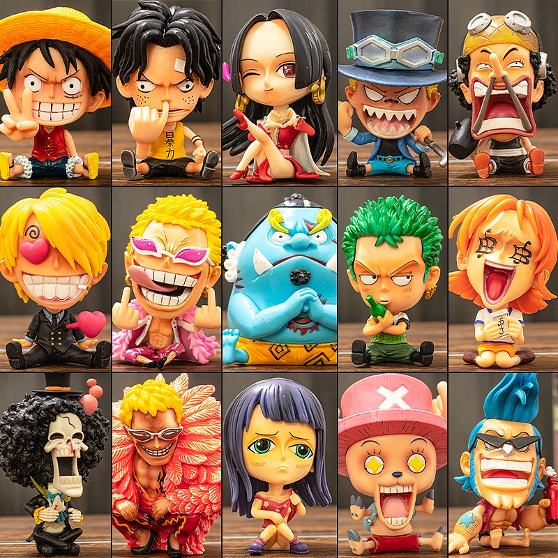Conjunto Boneco One Piece Luffy/Chopper/Ace/Presentes De Aniversário/Ornamentos De Boneca