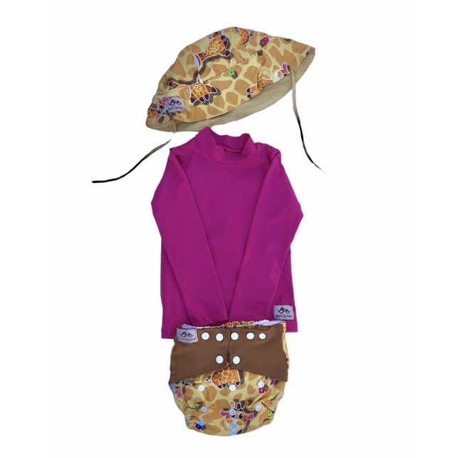 Roupas de banho de lycra para bebês/crianças para uso em praia/piscina/cachoeira com proteção solar permanente uv50