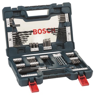 Kit Jogo de Bits e Brocas V-Line com 91 Pecas Bosch