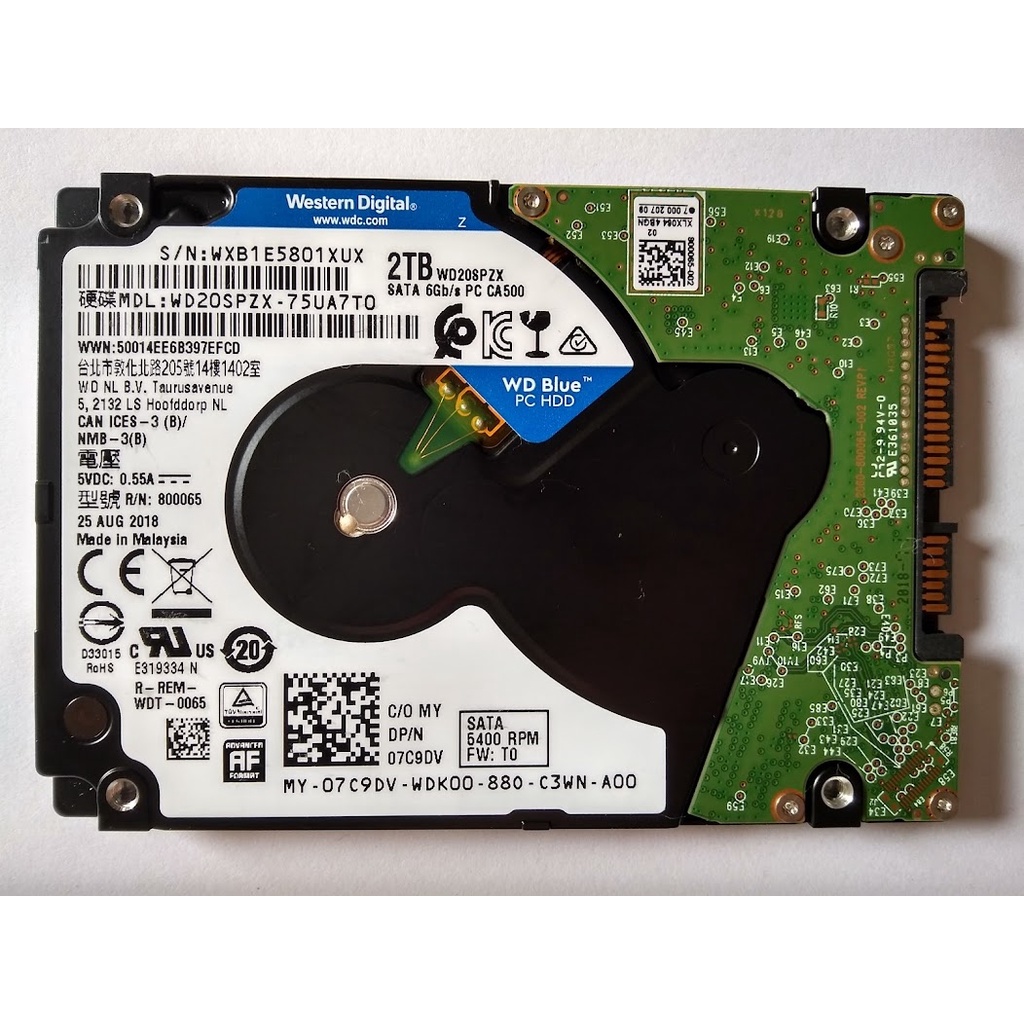 HD Interno para Notebook 2TB - Western Digital - Wd Blue (45 dias de ...