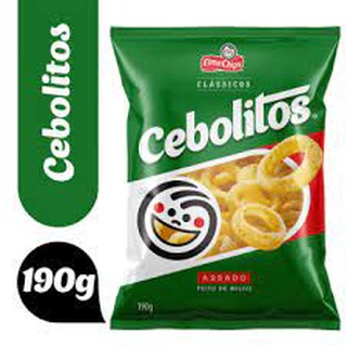 ROTA DA GULA - Salgadinho Elma Chips Baconzitos 103g Cebolitos