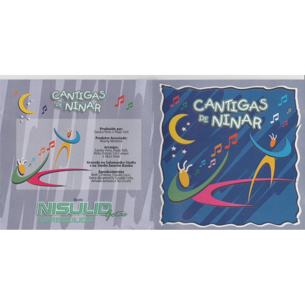 Cd Cantigas De Ninar 1994 Palavra Cantada Original | Shopee Brasil
