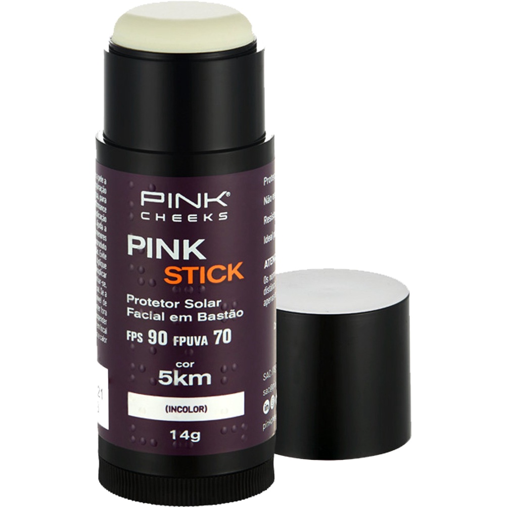 Filtro Solar Facial Com Cor Pink Stick Fps G Pink Cheeks Shopee Brasil