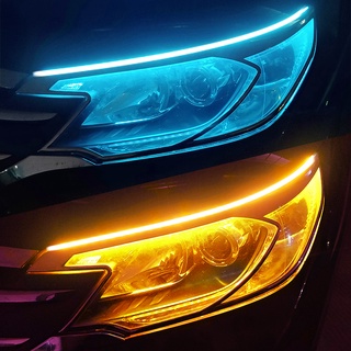 2 Peças tiras para carro LED DRL flexível à prova d 