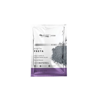 Argila Para Máscara Facial Preta Max love 40g