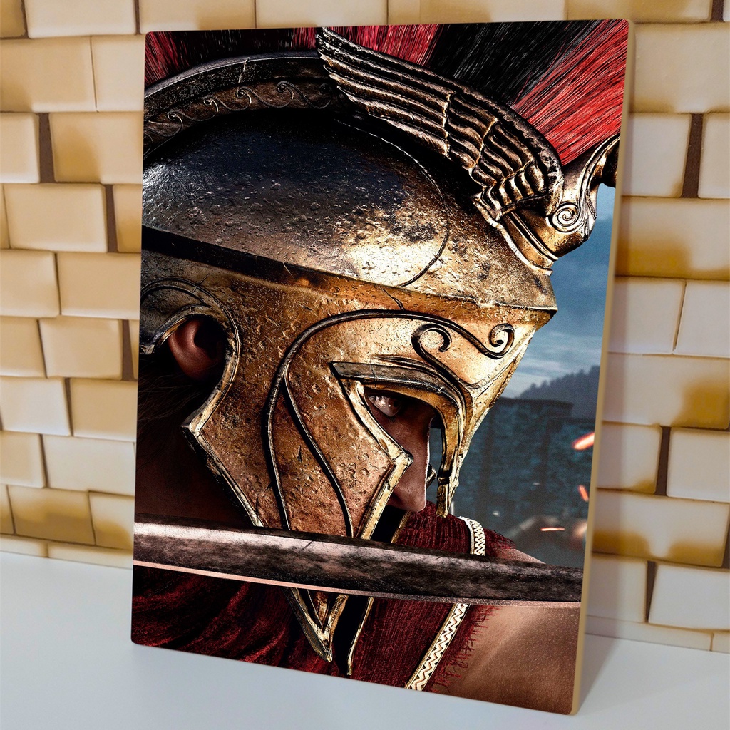 Quadro Decorativo Game Assassins Creed Odyssey Poster Alta Definição 20x28cm Shopee Brasil 8121