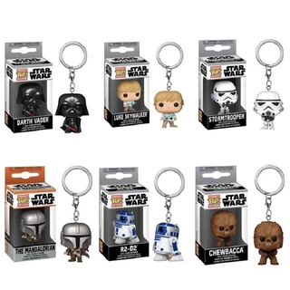 Chaveiros Stormtrooper De Personagem De Filme Darth Vader Chewbacca Yoda Minifigura Ornamento Presente