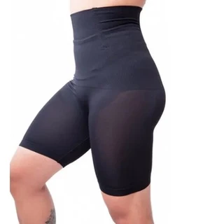 Cueca Cintura Alta Bermuda MASCULINA Cinta Modeladora Compressão 4 Barbatanas
