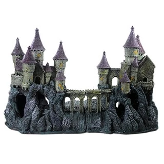 Enfeites Para Aquario - Castelo Mal Assombrado