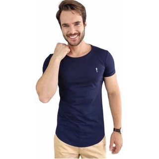 Camisa cetim slim fit zip-off azul marinho - Moda Masculina
