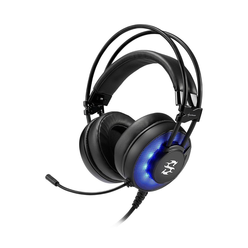 Headset Gamer Sharkoon SGH2 Led Azul USB | Shopee Brasil