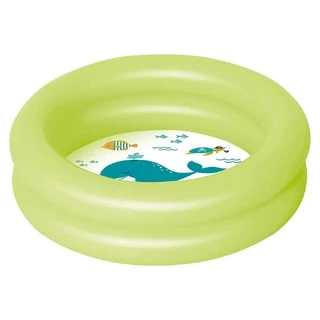 Banheira Piscininha Inflável Escorregador 28 Litros Verde 001780 - Mor