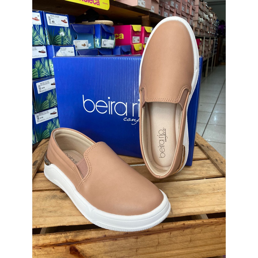 Sapatilha slipper conforto hot sale beira rio tratorada